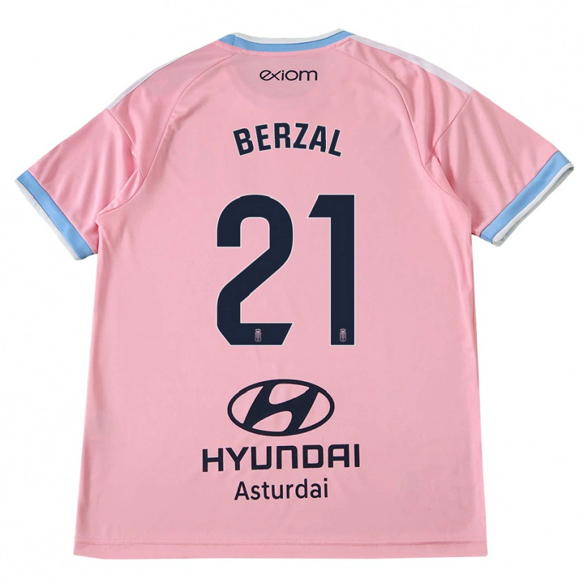 Danxen Damen Guille Berzal #21 Kornblumenblau Rosa Auswärtstrikot Trikot 2026/27 T-Shirt Schweiz