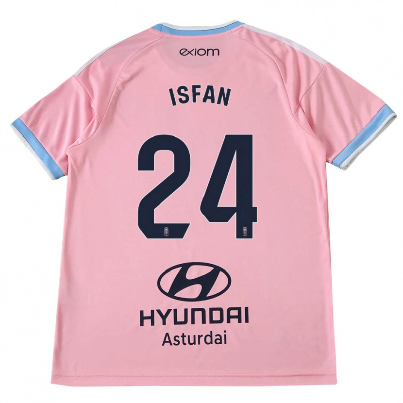 Danxen Damen Alexandru Ișfan #24 Kornblumenblau Rosa Auswärtstrikot Trikot 2026/27 T-Shirt Schweiz