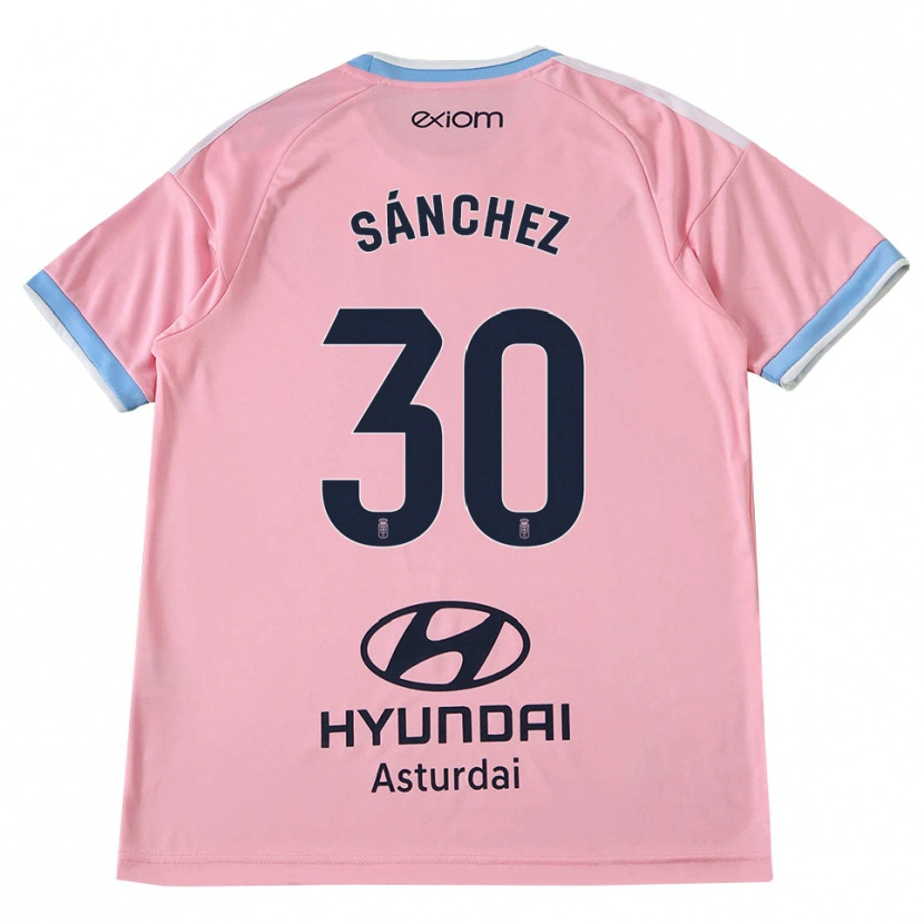 Danxen Damen Marcos Sánchez #30 Kornblumenblau Rosa Auswärtstrikot Trikot 2026/27 T-Shirt Schweiz