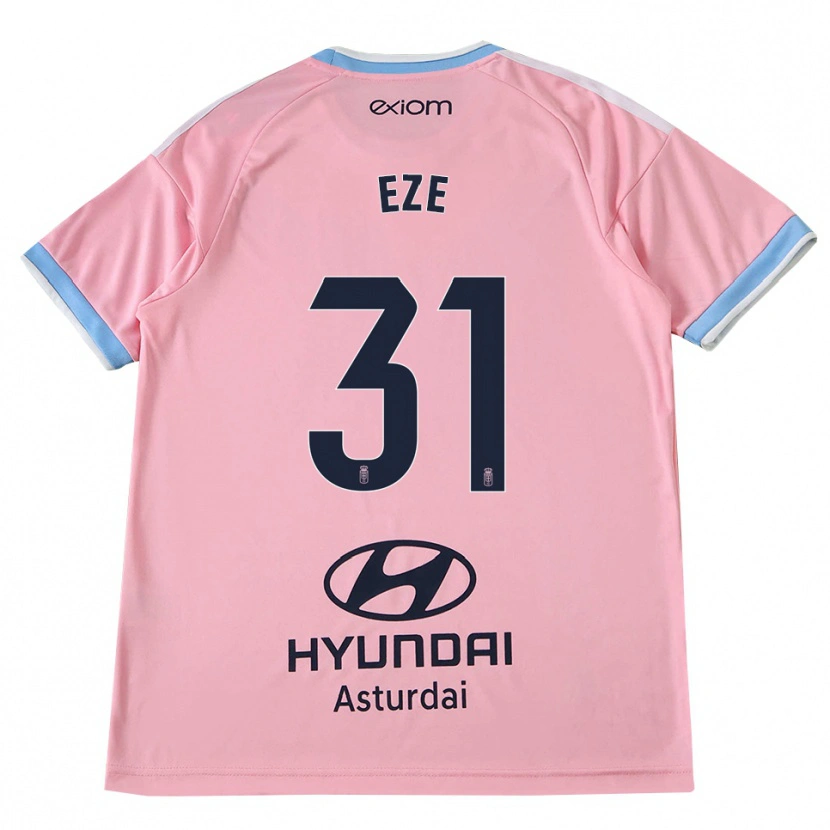 Danxen Damen Chukwuma Eze #31 Kornblumenblau Rosa Auswärtstrikot Trikot 2026/27 T-Shirt Schweiz