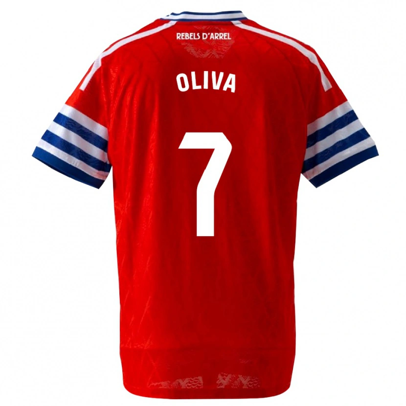 Danxen Damen Hugo Oliva #7 Königsblau Rot Auswärtstrikot Trikot 2026/27 T-Shirt Schweiz