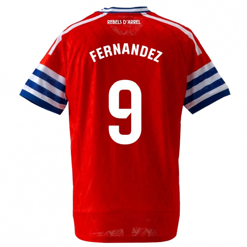 Danxen Damen Roberto Fernández #9 Königsblau Rot Auswärtstrikot Trikot 2026/27 T-Shirt Schweiz