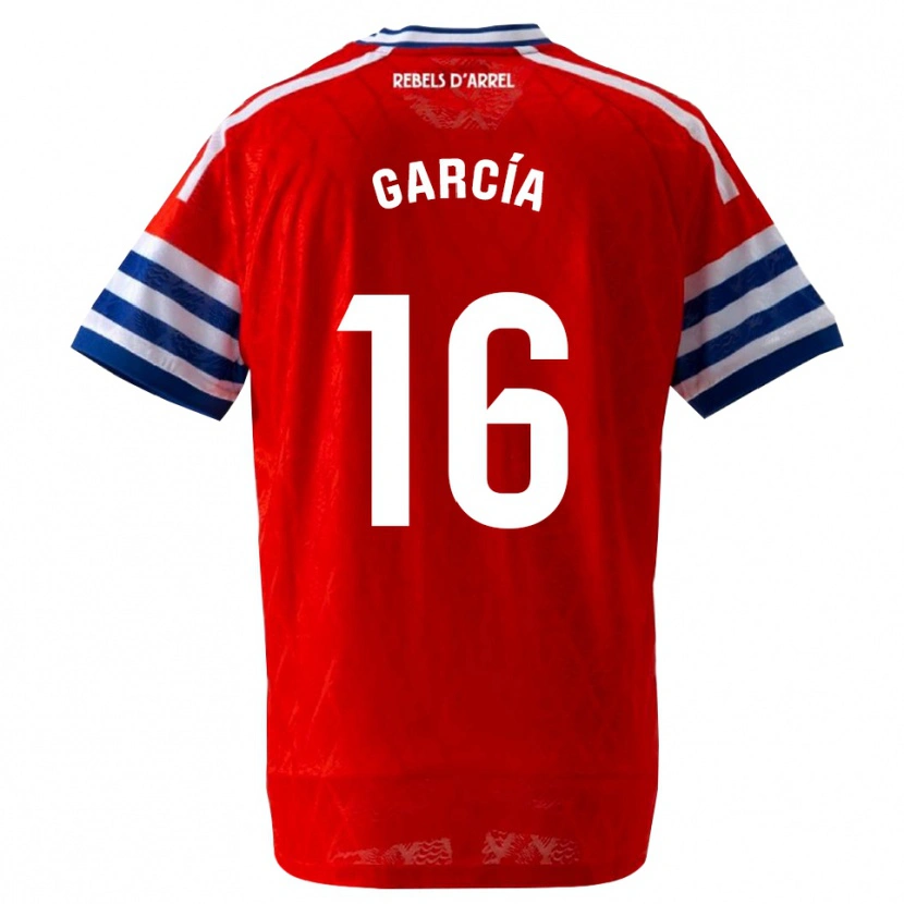 Danxen Damen Marc García #16 Königsblau Rot Auswärtstrikot Trikot 2026/27 T-Shirt Schweiz