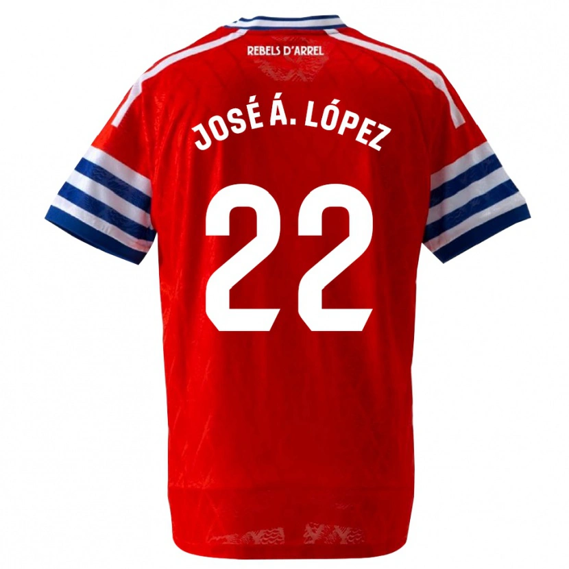 Danxen Damen José Ángel López #22 Königsblau Rot Auswärtstrikot Trikot 2026/27 T-Shirt Schweiz