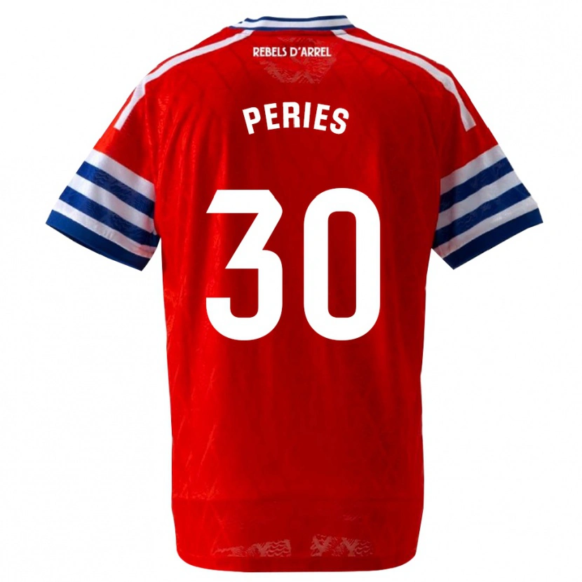 Danxen Damen Jan Peries #30 Königsblau Rot Auswärtstrikot Trikot 2026/27 T-Shirt Schweiz