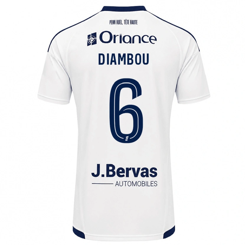 Danxen Damen Mamady Diambou #6 Marineweiß Auswärtstrikot Trikot 2026/27 T-Shirt Schweiz