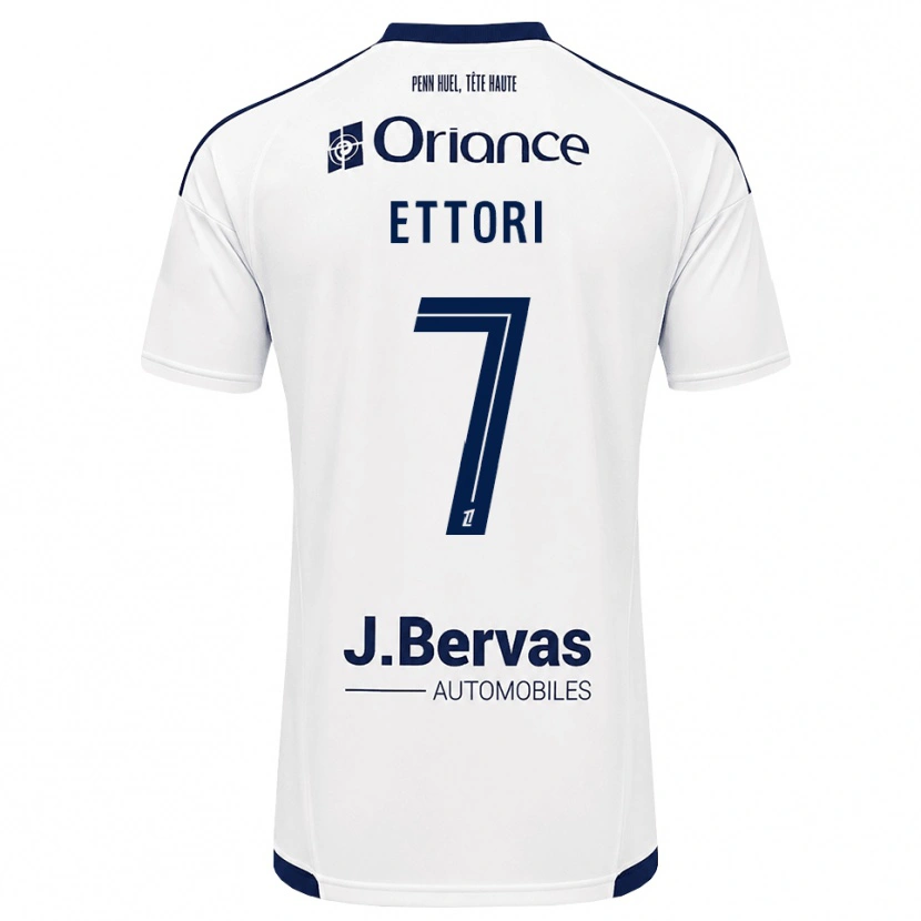 Danxen Damen Yanis Ettori #7 Marineweiß Auswärtstrikot Trikot 2026/27 T-Shirt Schweiz