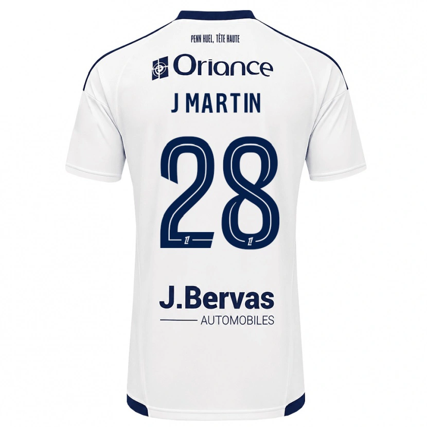 Danxen Damen Jonas Martin #28 Marineweiß Auswärtstrikot Trikot 2026/27 T-Shirt Schweiz