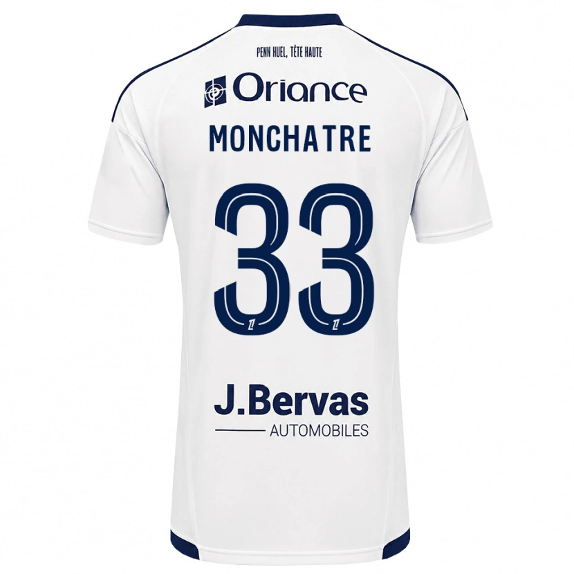 Danxen Damen Enzo Monchatre #33 Marineweiß Auswärtstrikot Trikot 2026/27 T-Shirt Schweiz