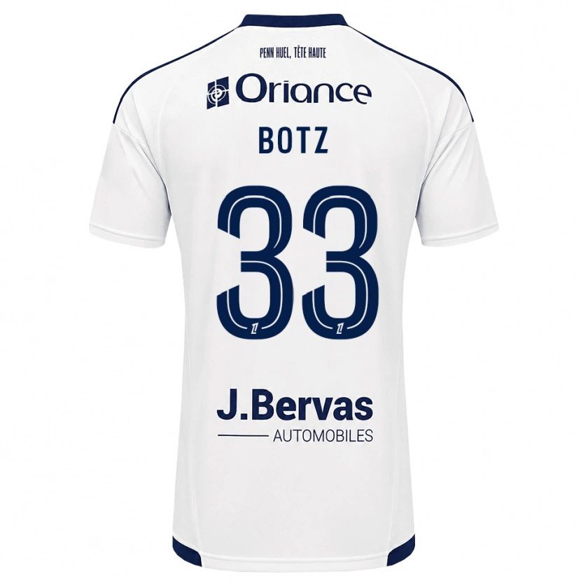 Danxen Damen Léo Botz #33 Marineweiß Auswärtstrikot Trikot 2026/27 T-Shirt Schweiz