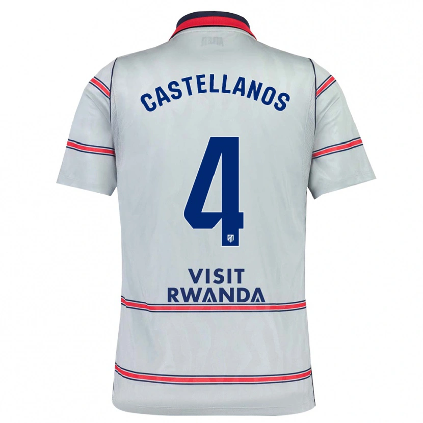 Danxen Damen Iván Castellanos #4 Grau Rot Marineblau Ausweichtrikot Trikot 2026/27 T-Shirt Schweiz