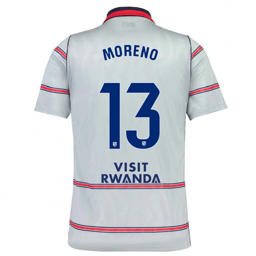 Danxen Damen Álvaro Moreno #13 Grau Rot Marineblau Ausweichtrikot Trikot 2026/27 T-Shirt Schweiz