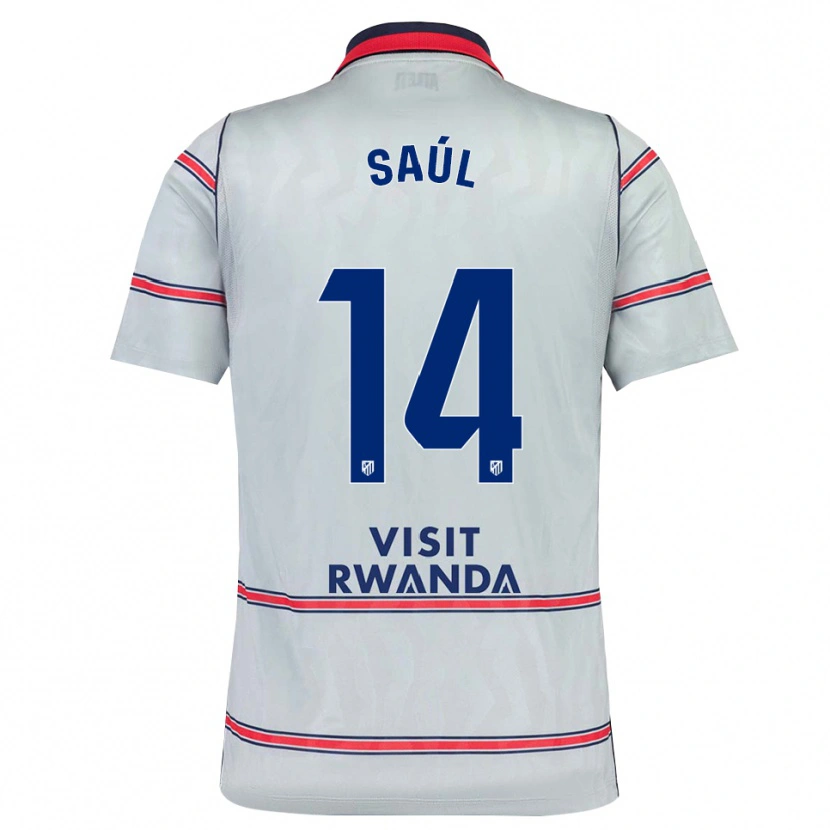 Danxen Damen Saúl Fernández #14 Grau Rot Marineblau Ausweichtrikot Trikot 2026/27 T-Shirt Schweiz