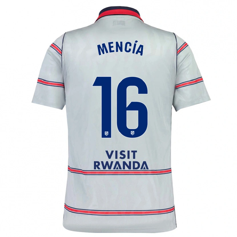 Danxen Damen Ian Mencía #16 Grau Rot Marineblau Ausweichtrikot Trikot 2026/27 T-Shirt Schweiz
