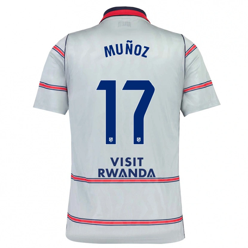 Danxen Damen David Muñoz #17 Grau Rot Marineblau Ausweichtrikot Trikot 2026/27 T-Shirt Schweiz