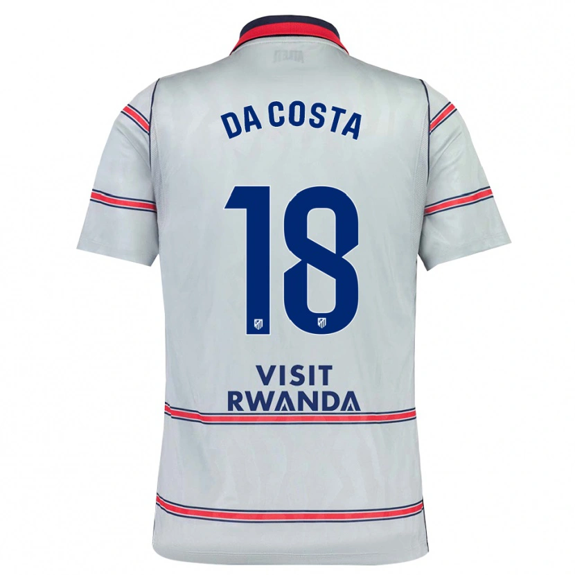 Danxen Damen Mario Da Costa #18 Grau Rot Marineblau Ausweichtrikot Trikot 2026/27 T-Shirt Schweiz