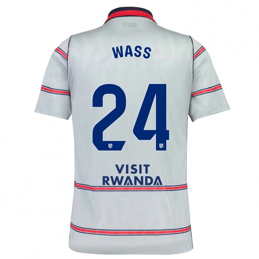Danxen Damen Daniel Wass #24 Grau Rot Marineblau Ausweichtrikot Trikot 2026/27 T-Shirt Schweiz