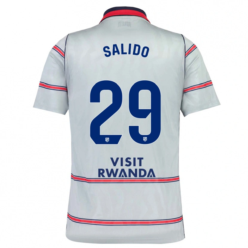 Danxen Damen Alberto Salido #29 Grau Rot Marineblau Ausweichtrikot Trikot 2026/27 T-Shirt Schweiz