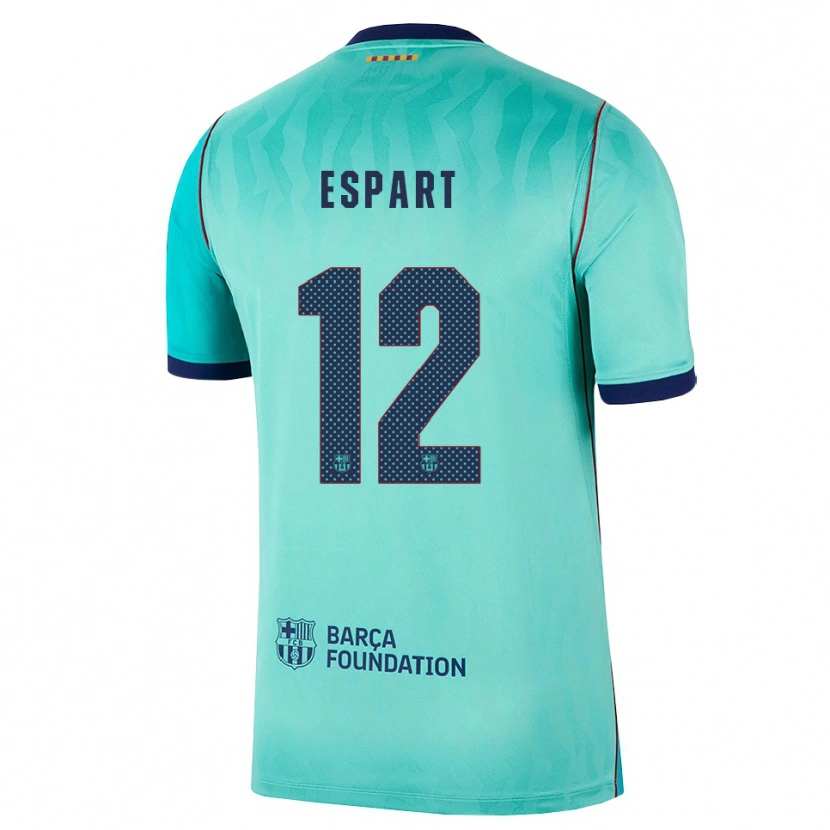 Danxen Damen Xavi Espart #12 Aqua Dunkeltürkis Königsblau Ausweichtrikot Trikot 2026/27 T-Shirt Schweiz