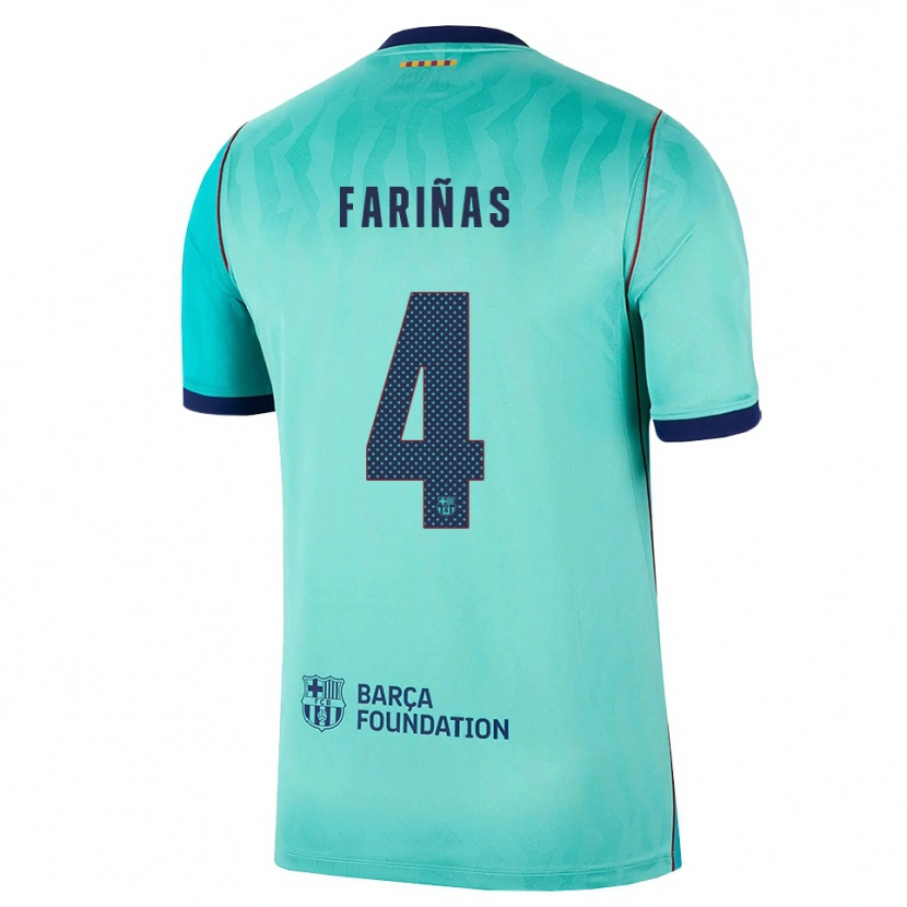 Danxen Damen Brian Fariñas #4 Aqua Dunkeltürkis Königsblau Ausweichtrikot Trikot 2026/27 T-Shirt Schweiz