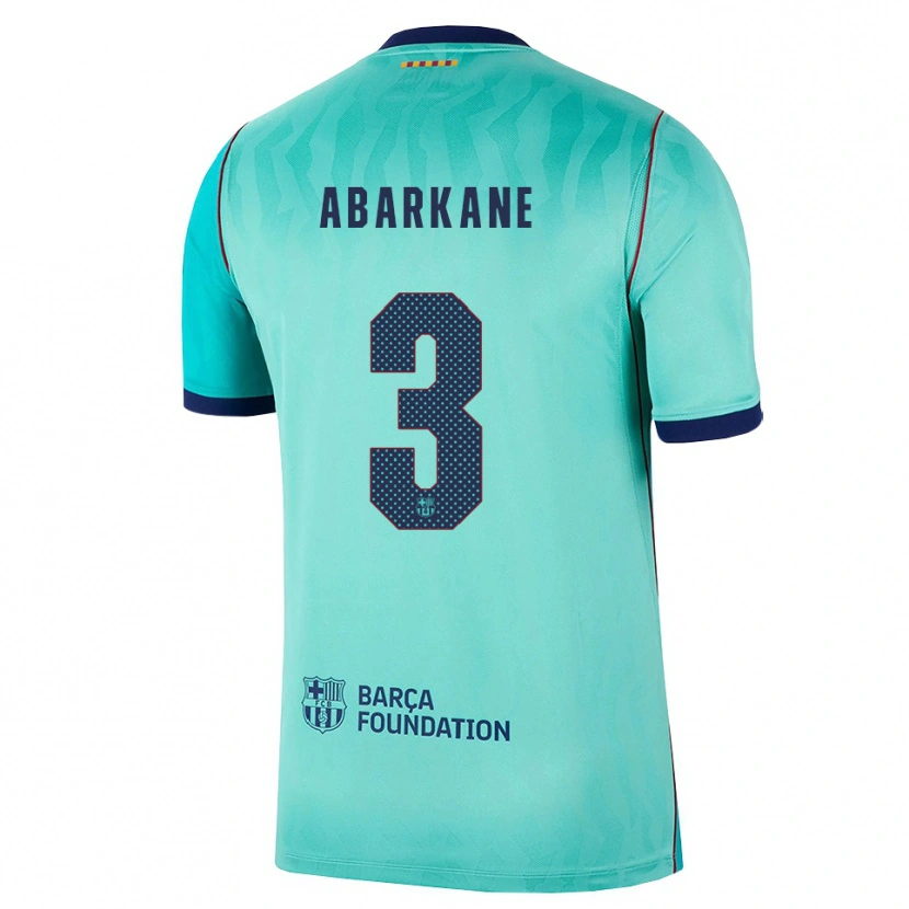 Danxen Damen Ahmed Abarkane #3 Aqua Dunkeltürkis Königsblau Ausweichtrikot Trikot 2026/27 T-Shirt Schweiz