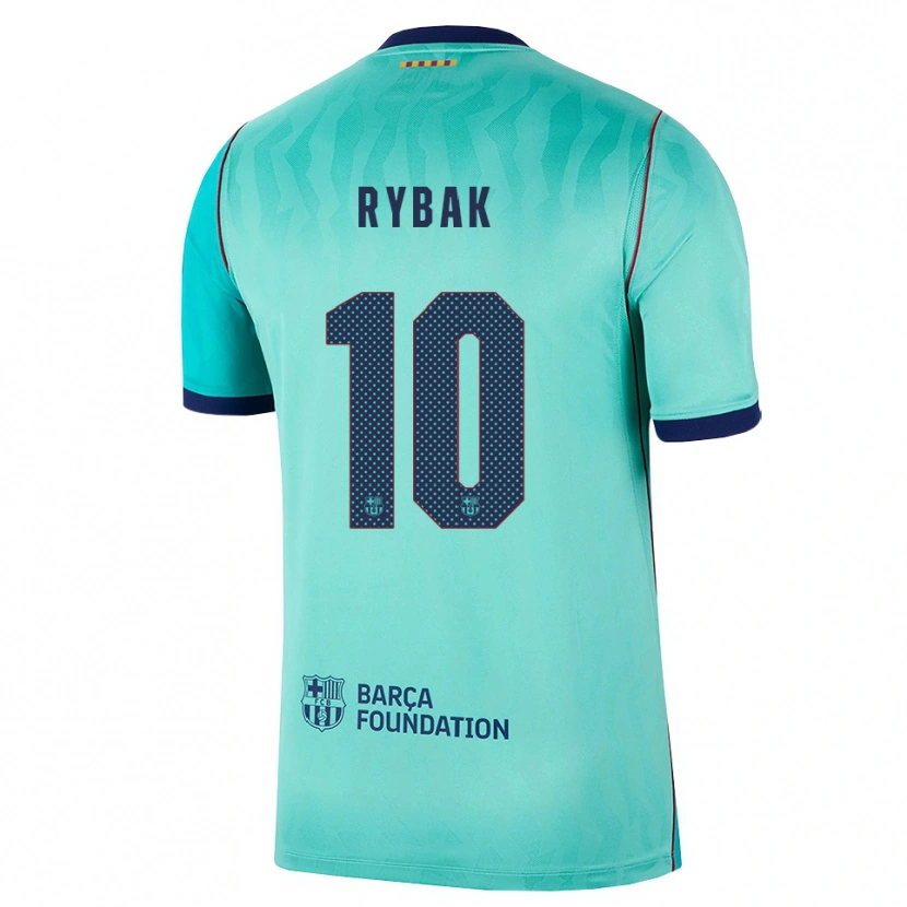 Danxen Damen Artem Rybak #10 Aqua Dunkeltürkis Königsblau Ausweichtrikot Trikot 2026/27 T-Shirt Schweiz