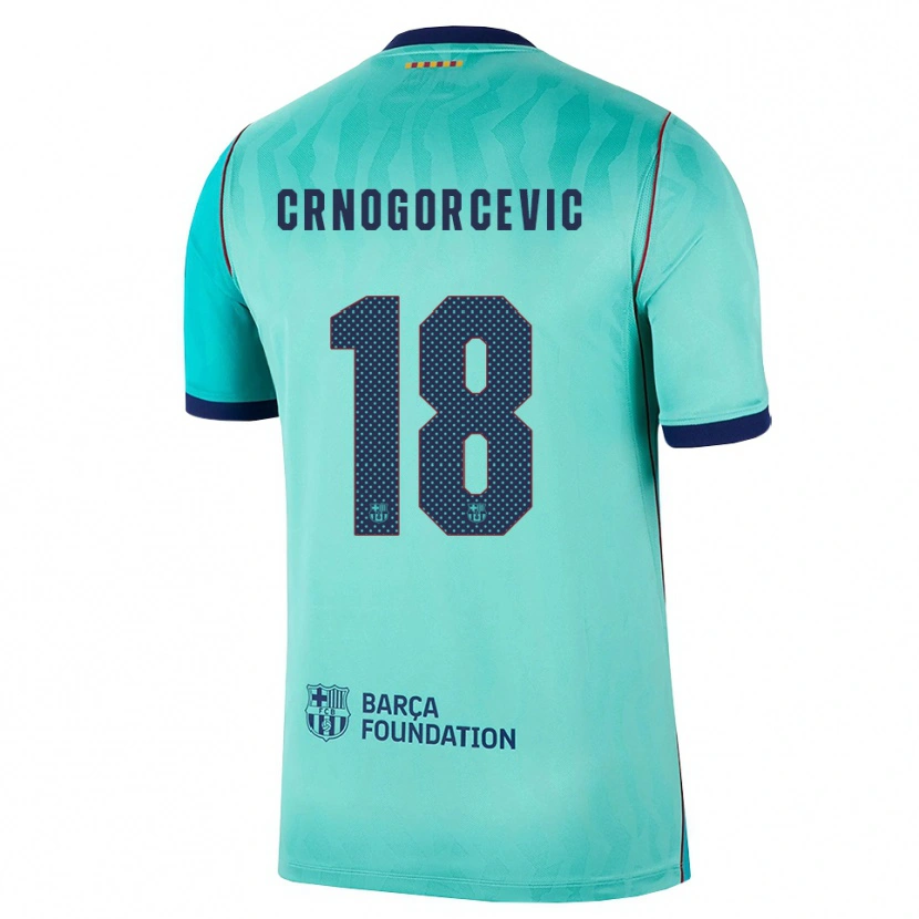 Danxen Damen Ana-Maria Crnogorcevic #18 Aqua Dunkeltürkis Königsblau Ausweichtrikot Trikot 2026/27 T-Shirt Schweiz