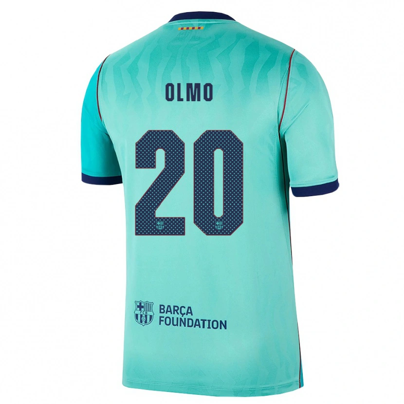 Danxen Damen Dani Olmo #20 Aqua Dunkeltürkis Königsblau Ausweichtrikot Trikot 2026/27 T-Shirt Schweiz