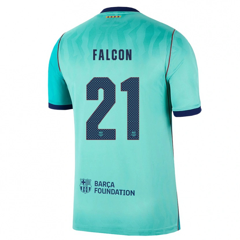 Danxen Damen Andrea Falcon #21 Aqua Dunkeltürkis Königsblau Ausweichtrikot Trikot 2026/27 T-Shirt Schweiz
