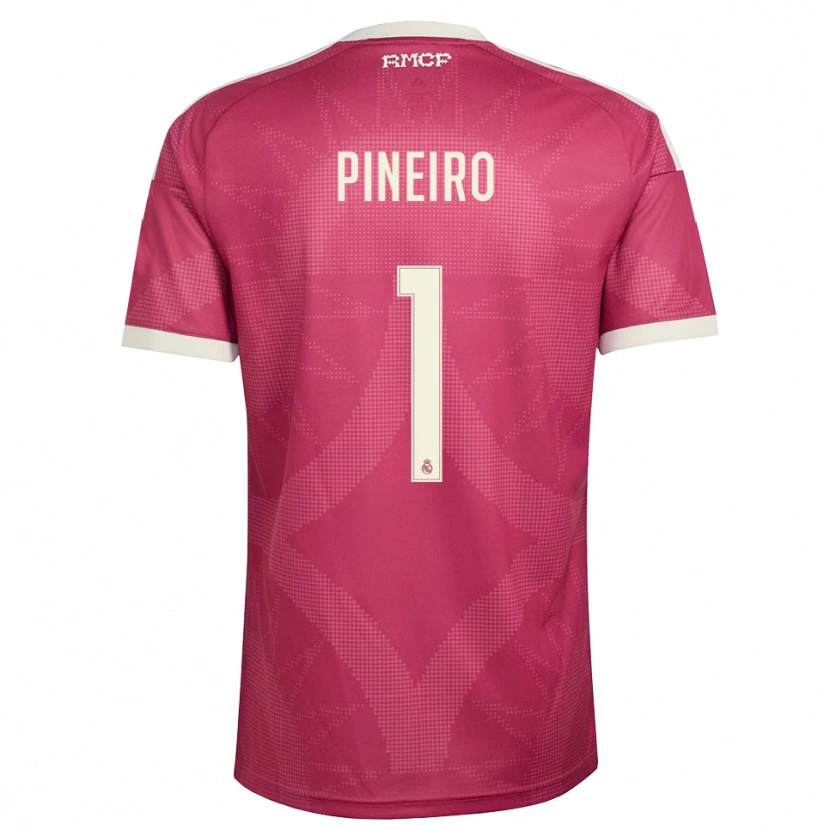 Danxen Damen Diego Pineiro #1 Blassviolett Rot Weiß Ausweichtrikot Trikot 2026/27 T-Shirt Schweiz