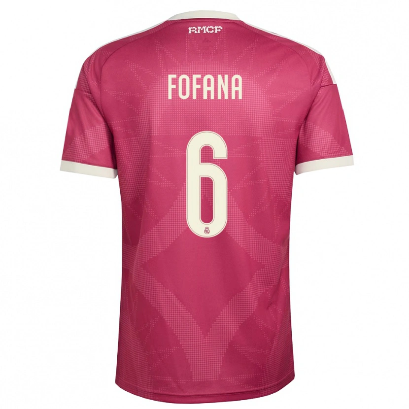 Danxen Damen Cherif Fofana #6 Blassviolett Rot Weiß Ausweichtrikot Trikot 2026/27 T-Shirt Schweiz