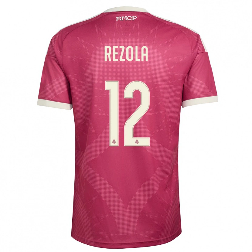 Danxen Damen Manex Rezola #12 Blassviolett Rot Weiß Ausweichtrikot Trikot 2026/27 T-Shirt Schweiz