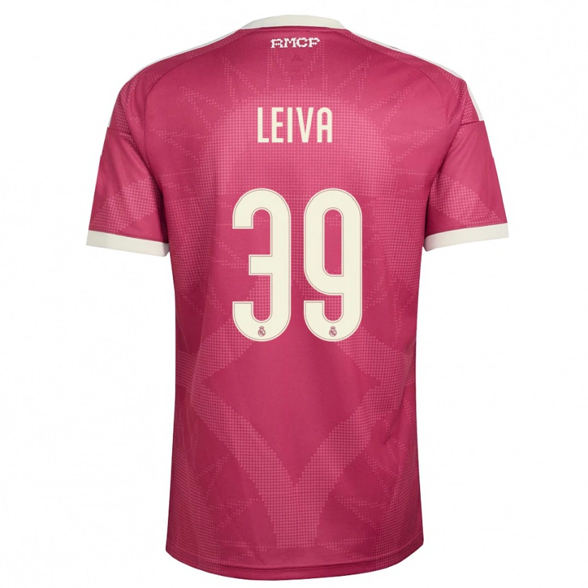 Danxen Damen Álvaro Leiva #39 Blassviolett Rot Weiß Ausweichtrikot Trikot 2026/27 T-Shirt Schweiz