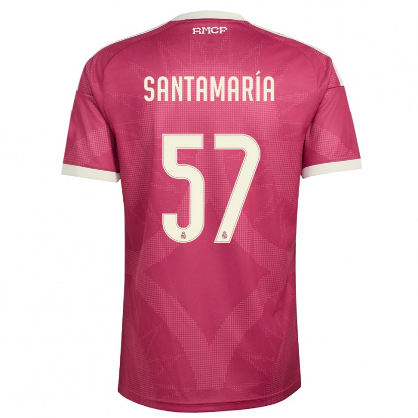 Danxen Damen Fran Santamaría #57 Blassviolett Rot Weiß Ausweichtrikot Trikot 2026/27 T-Shirt Schweiz