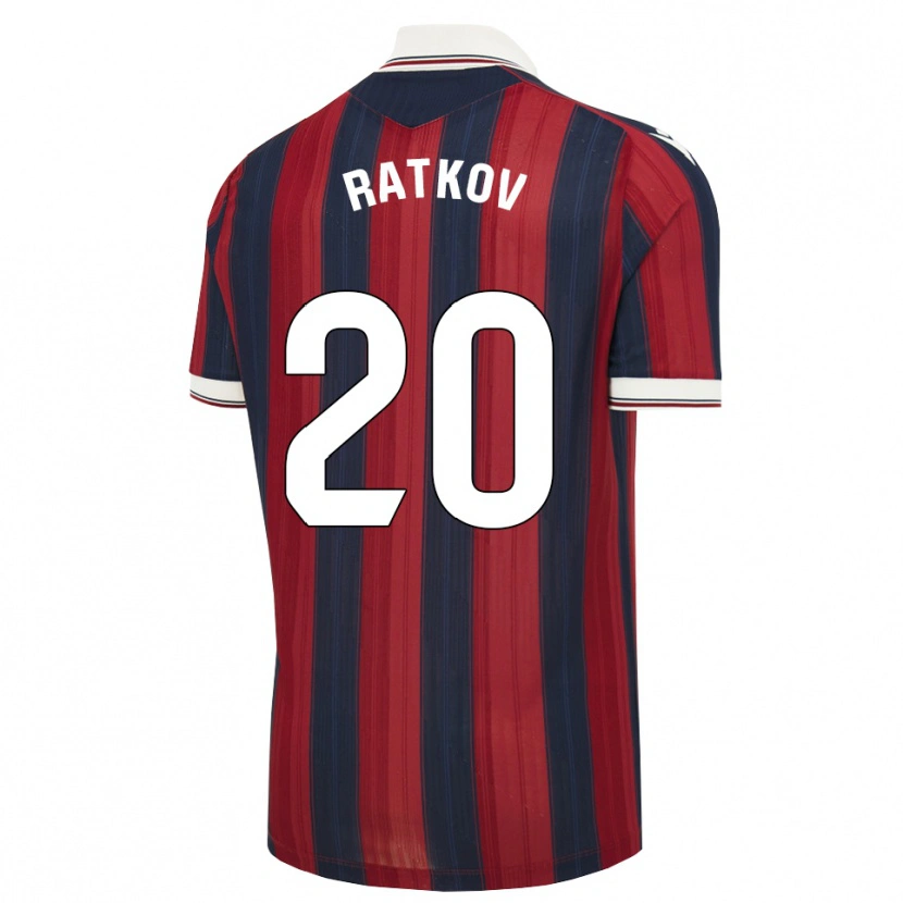 Danxen Damen Petar Ratkov #20 Mitternachtsblau Rot Heimtrikot Trikot 2026/27 T-Shirt Schweiz
