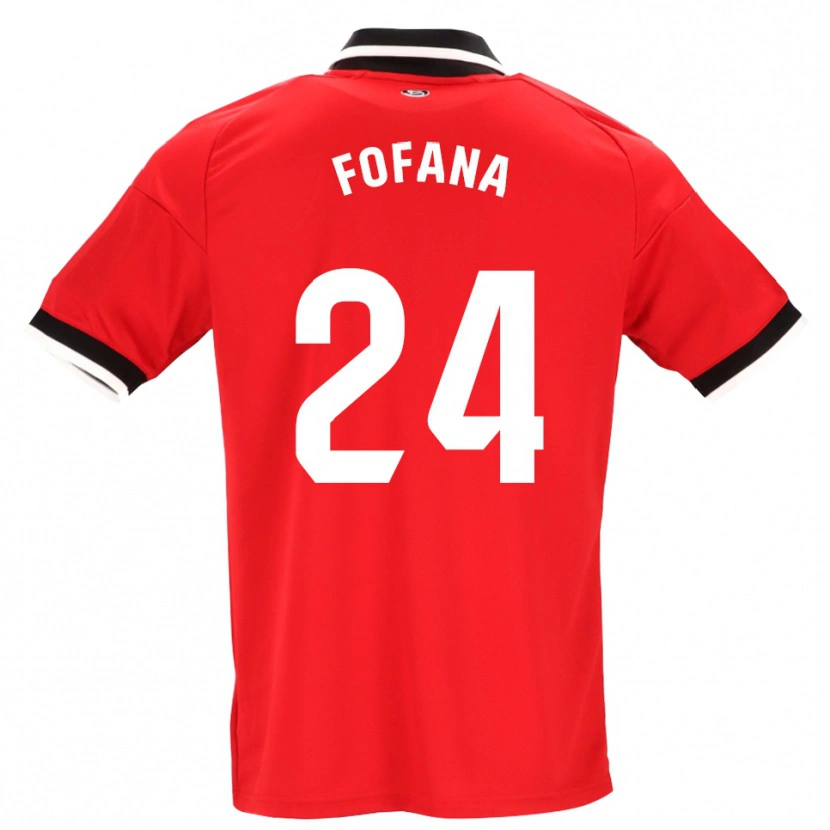 Danxen Damen Youssouf Fofana #24 Schwarz Weiß Rot Auswärtstrikot Trikot 2026/27 T-Shirt Schweiz
