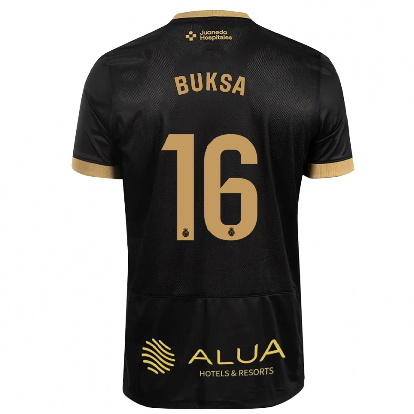 Danxen Damen Adam Buksa #16 Schwarz Sandbraun Burly Wood Auswärtstrikot Trikot 2026/27 T-Shirt Schweiz
