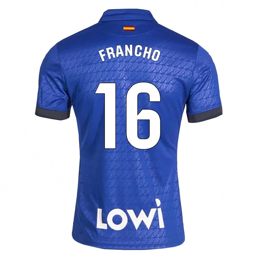 Danxen Damen Francho Serrano #16 Blau Weiß Schwarz Heimtrikot Trikot 2026/27 T-Shirt Schweiz