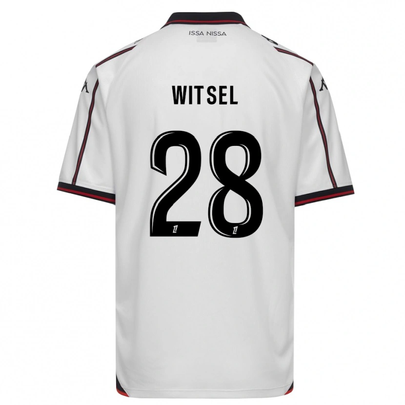 Danxen Kinder Axel Witsel #28 Schwarz Weiß Auswärtstrikot Trikot 2026/27 T-Shirt Schweiz