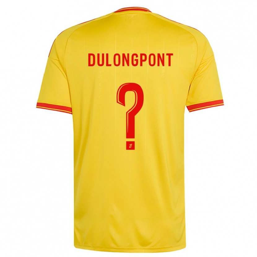 Danxen Kinder Tom Dulongpont #0 Gold Orange Rot Heimtrikot Trikot 2026/27 T-Shirt Schweiz