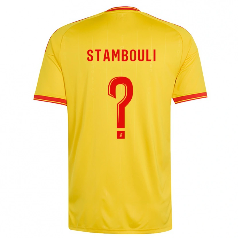 Danxen Kinder Khalil Stambouli #0 Gold Orange Rot Heimtrikot Trikot 2026/27 T-Shirt Schweiz