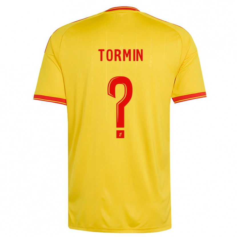 Danxen Kinder Sean Tormin #0 Gold Orange Rot Heimtrikot Trikot 2026/27 T-Shirt Schweiz
