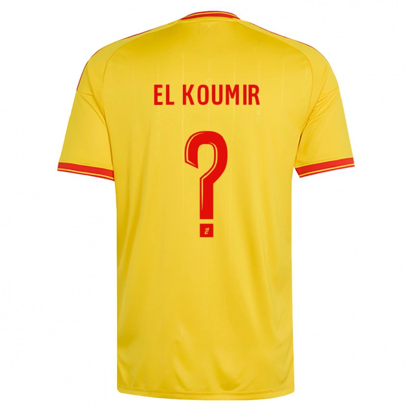 Danxen Kinder Kaïna El Koumir #0 Gold Orange Rot Heimtrikot Trikot 2026/27 T-Shirt Schweiz