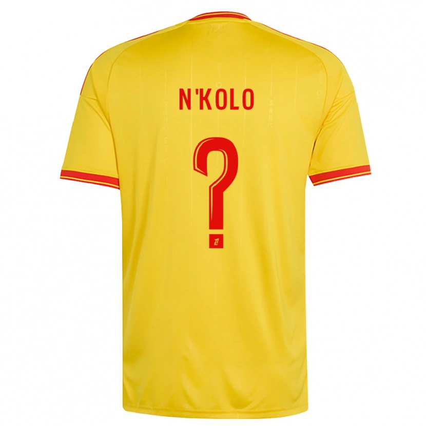 Danxen Kinder Pierre N'kolo #0 Gold Orange Rot Heimtrikot Trikot 2026/27 T-Shirt Schweiz