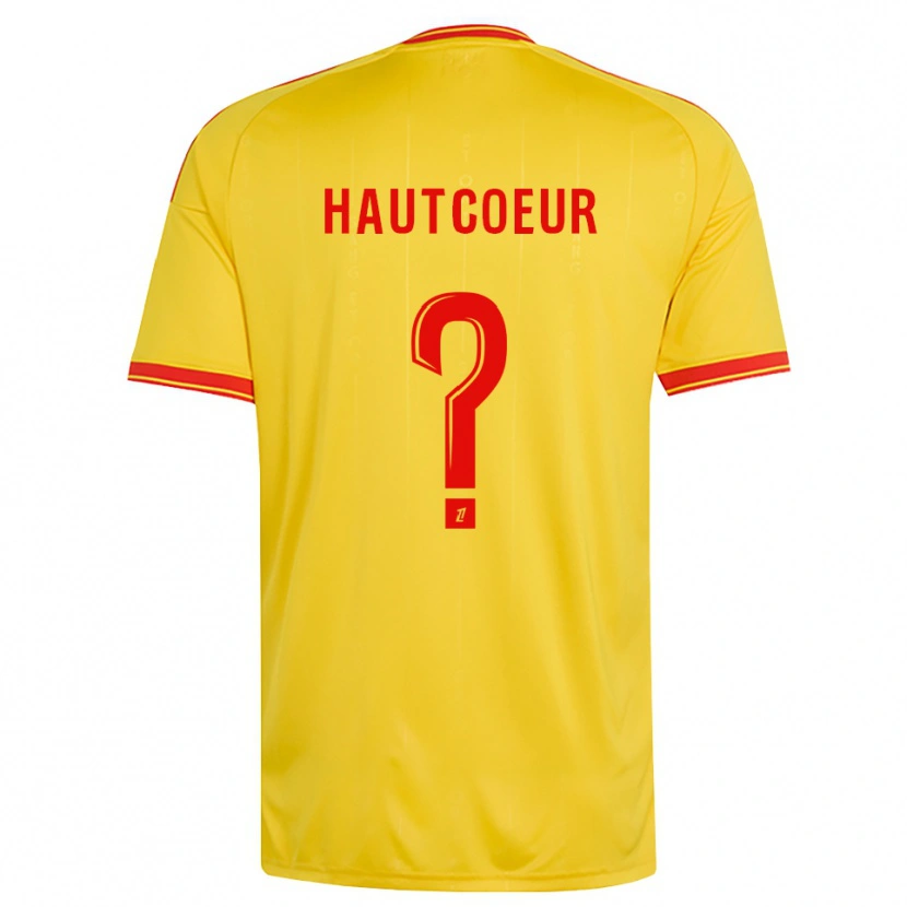 Danxen Kinder Agathe Hautcoeur #0 Gold Orange Rot Heimtrikot Trikot 2026/27 T-Shirt Schweiz