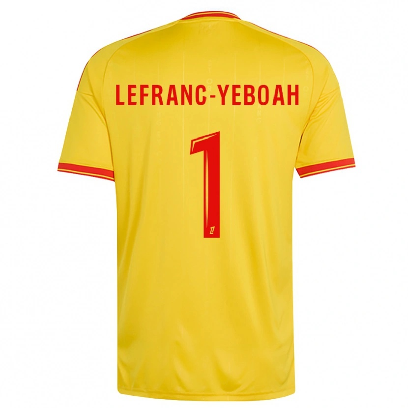 Danxen Kinder Daïvy Lefranc-Yeboah #1 Gold Orange Rot Heimtrikot Trikot 2026/27 T-Shirt Schweiz