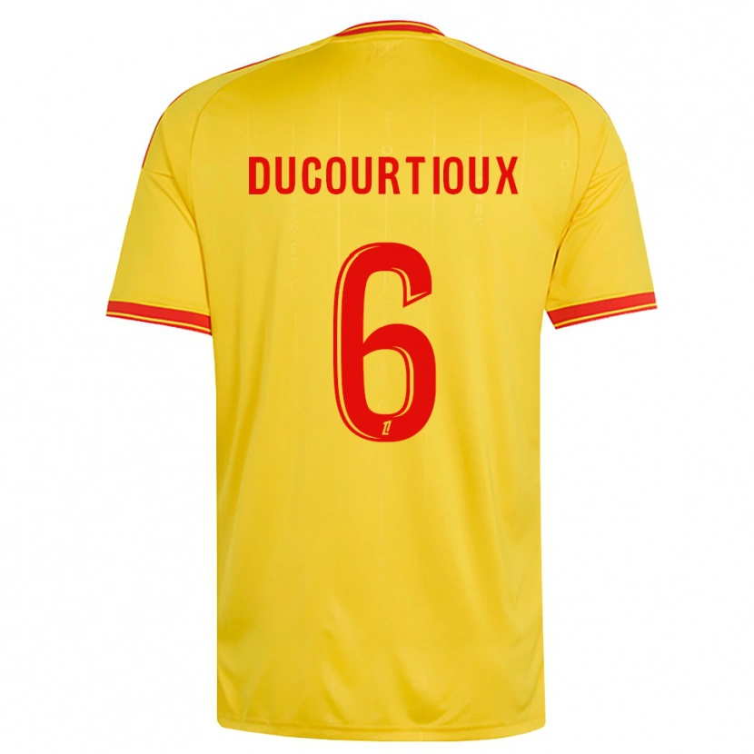 Danxen Kinder Ilan Ducourtioux #6 Gold Orange Rot Heimtrikot Trikot 2026/27 T-Shirt Schweiz