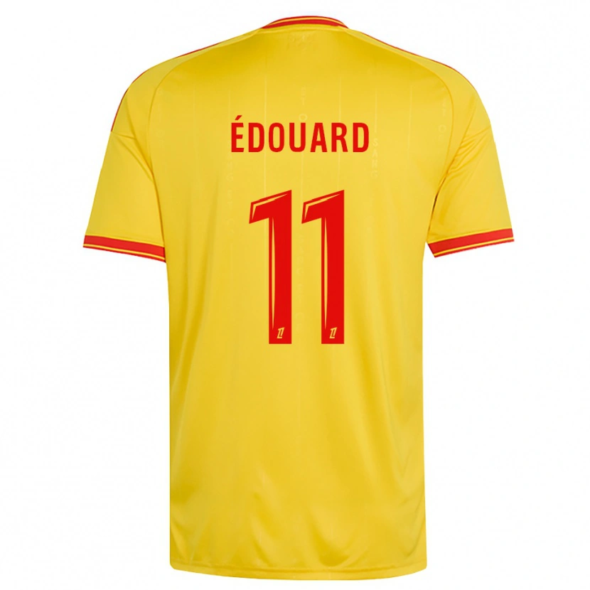 Danxen Kinder Odsonne Édouard #11 Gold Orange Rot Heimtrikot Trikot 2026/27 T-Shirt Schweiz