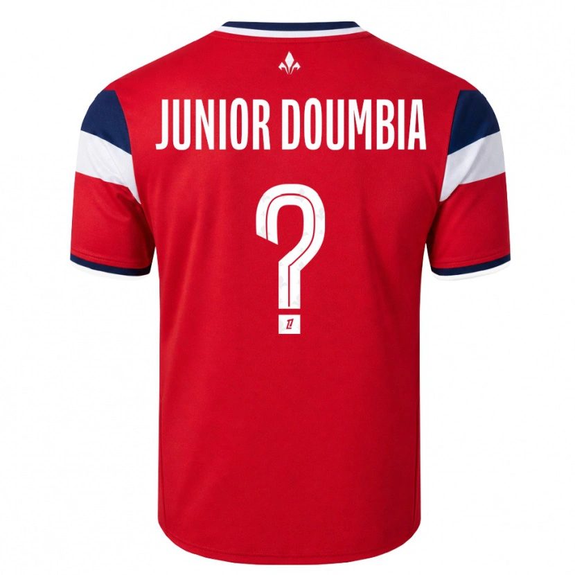 Danxen Kinder Samba Junior Doumbia #0 Rot Weiß Königsblau Heimtrikot Trikot 2026/27 T-Shirt Schweiz