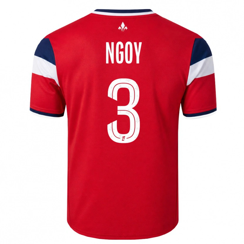 Danxen Kinder Nathan Ngoy #3 Rot Weiß Königsblau Heimtrikot Trikot 2026/27 T-Shirt Schweiz
